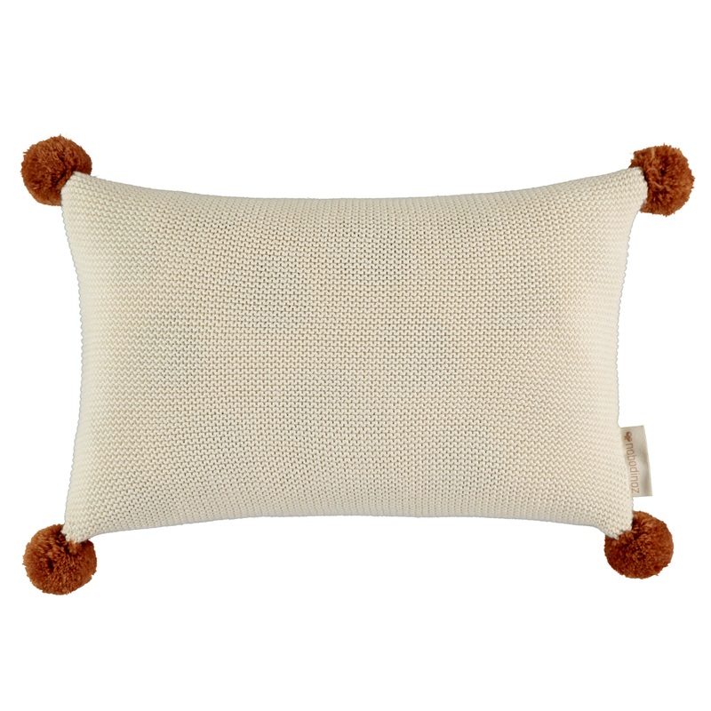 nobodinoz So Natural Knitted Cushion Natural
