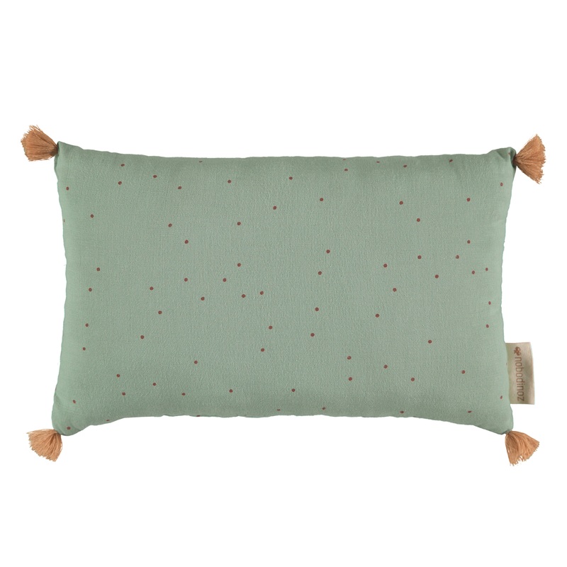 nobodinoz Sublim Cushion Toffee Sweet Dots / Eden Green