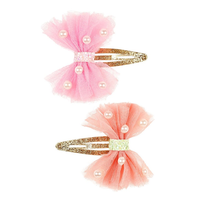 Souza Hair Clips Karine Pink-Coral