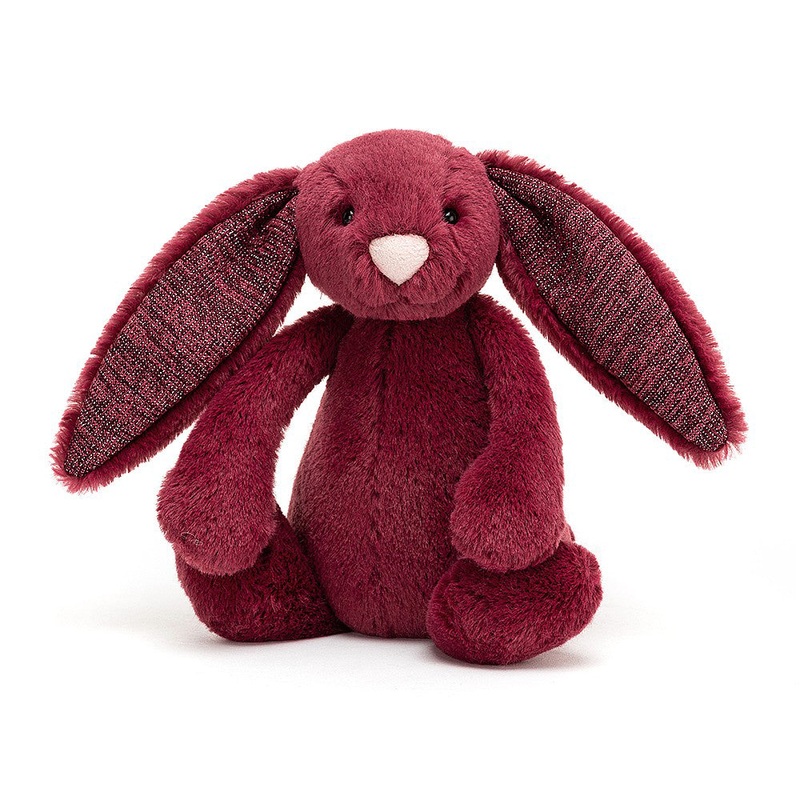 Jellycat Bashful Sparkly Cassis Bunny - Personalisation Available