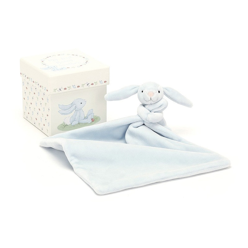 Jellycat My First Blue Bunny Soother - Personalisation Available