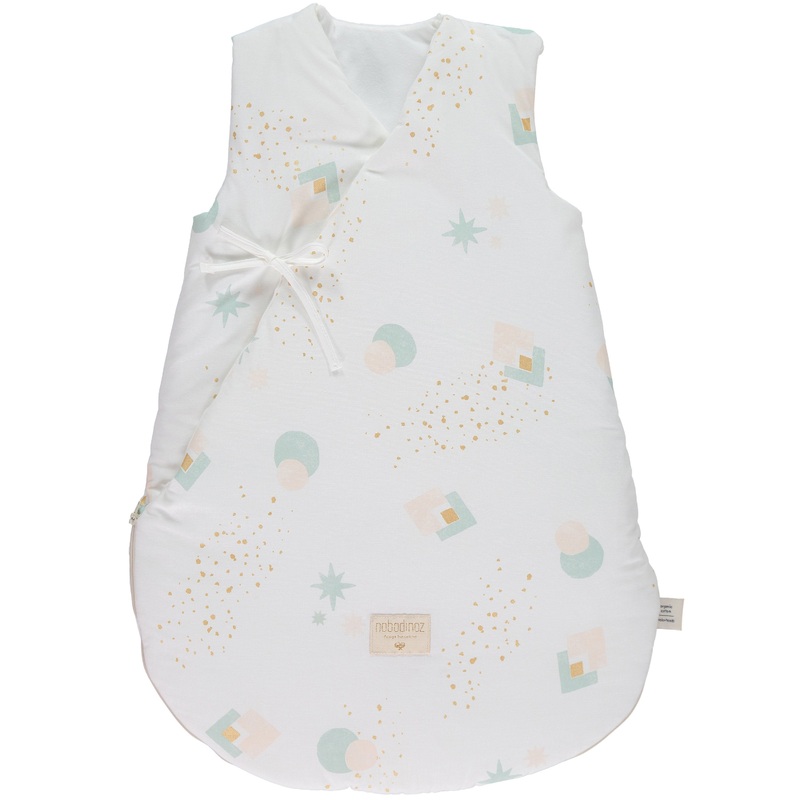 nobodinoz Cloud Winter Sleeping Bag Months Aqua Eclipse / White