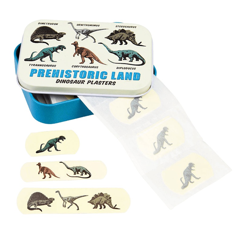 Rex Prehistoric Land Plasters In A Tin - Pack of 30