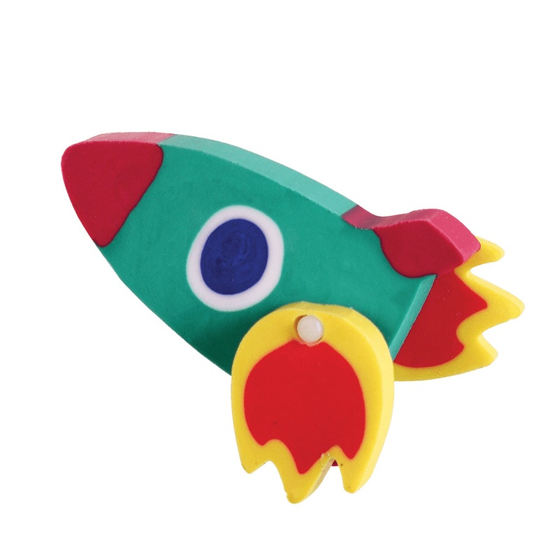 Rex Space Rocket Eraser