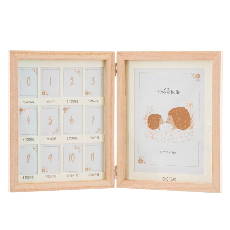 RJB Stone Woodland Baby First Year Multi Photo Frame