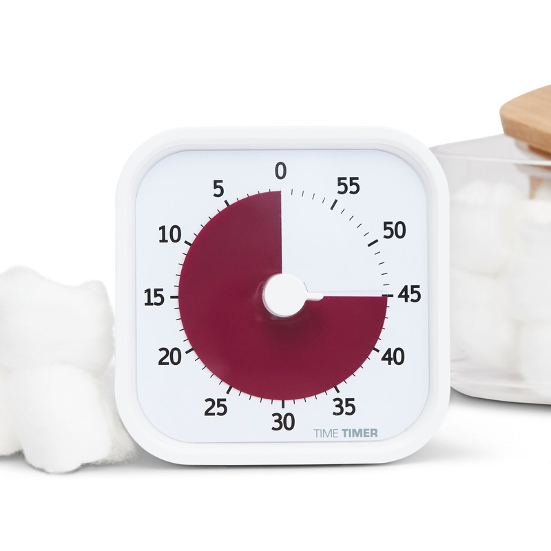 Time Timer MOD - Home Edition - 60 Minute - Cotton Ball White
