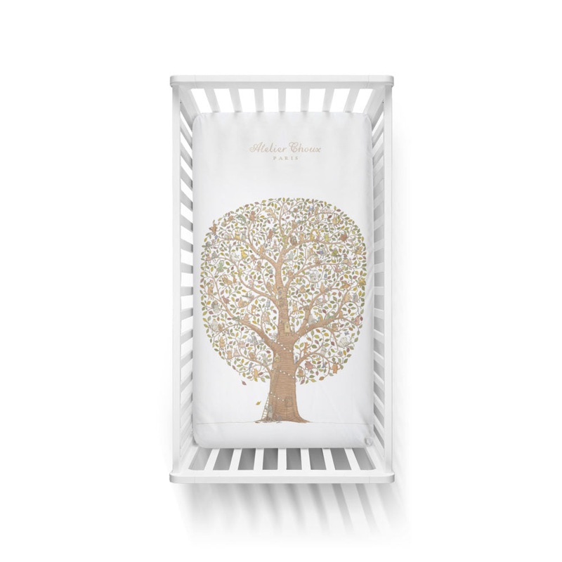 Atelier Choux Fitted Sheet Friends & Family Tree