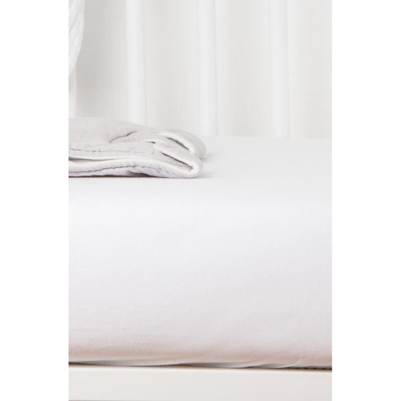 Kadolis Organic Cotton Fitted Sheet - Baby 70x140cm Blanc