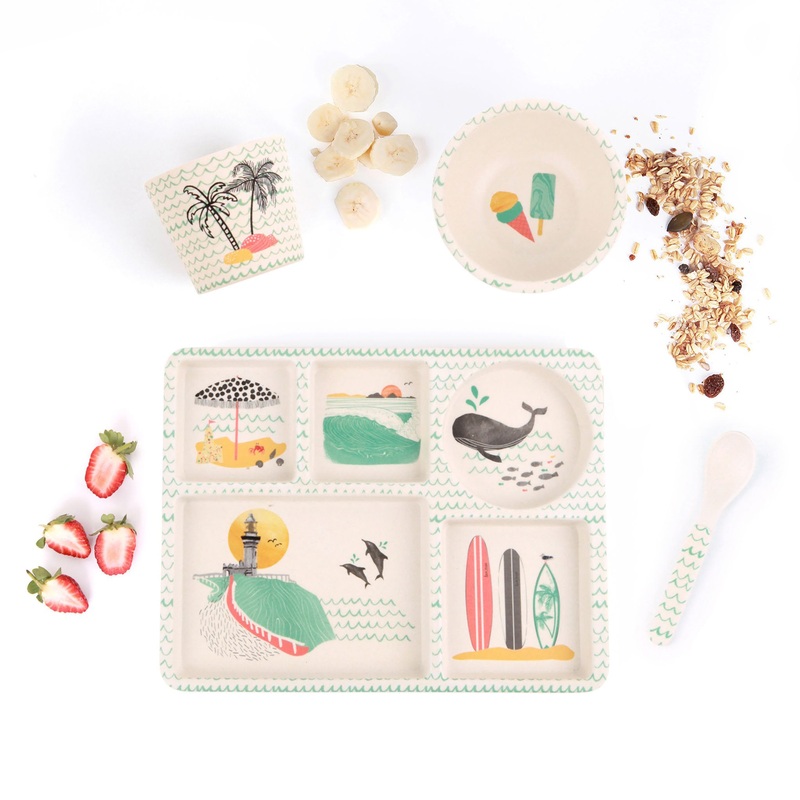 Love Mae Divided Plate Set - Byron Bay