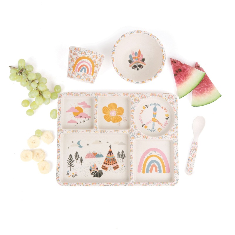 Love Mae Divided Plate Set - Gypsy Girl