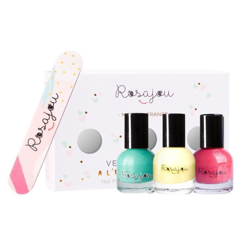 Rosajou Nail Polish Set of 3 Lagon / Caprice / Corail