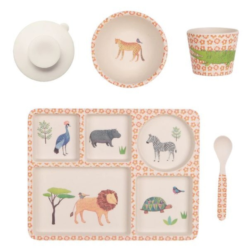 Love Mae Divided Plate Set - On Safari