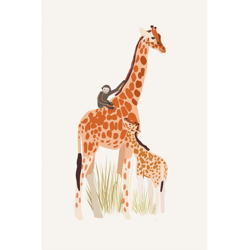 MIMI'lou Poster - Giraffes