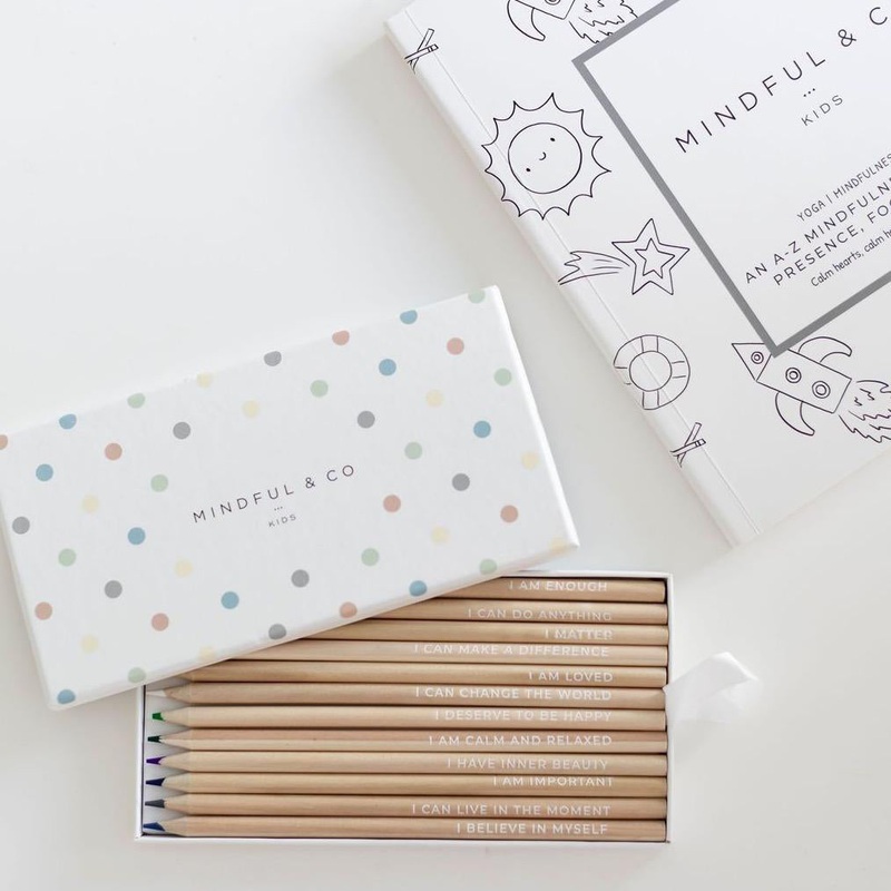 Mindful & Co Kids Affirmation Colouring Pencils