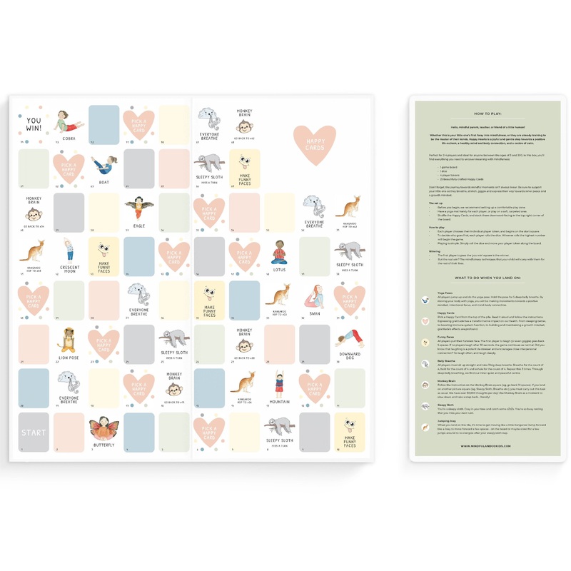 Mindful & Co Kids Happy Hearts Board Game