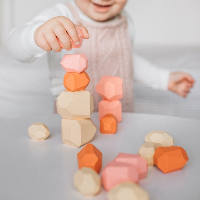 Mindful & Co Kids Patience Pebbles Rose