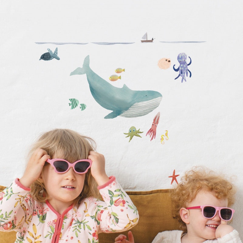 MIMI'lou Just A Touch Wall Sticker - Ocean