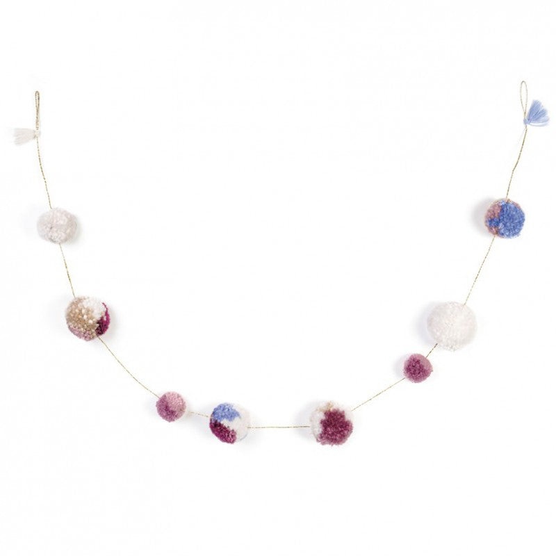 MIMI'lou Pompom Garland Purple
