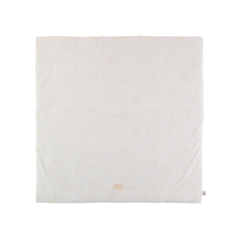 nobodinoz Colorado Square Playmat Gold Bubble/White