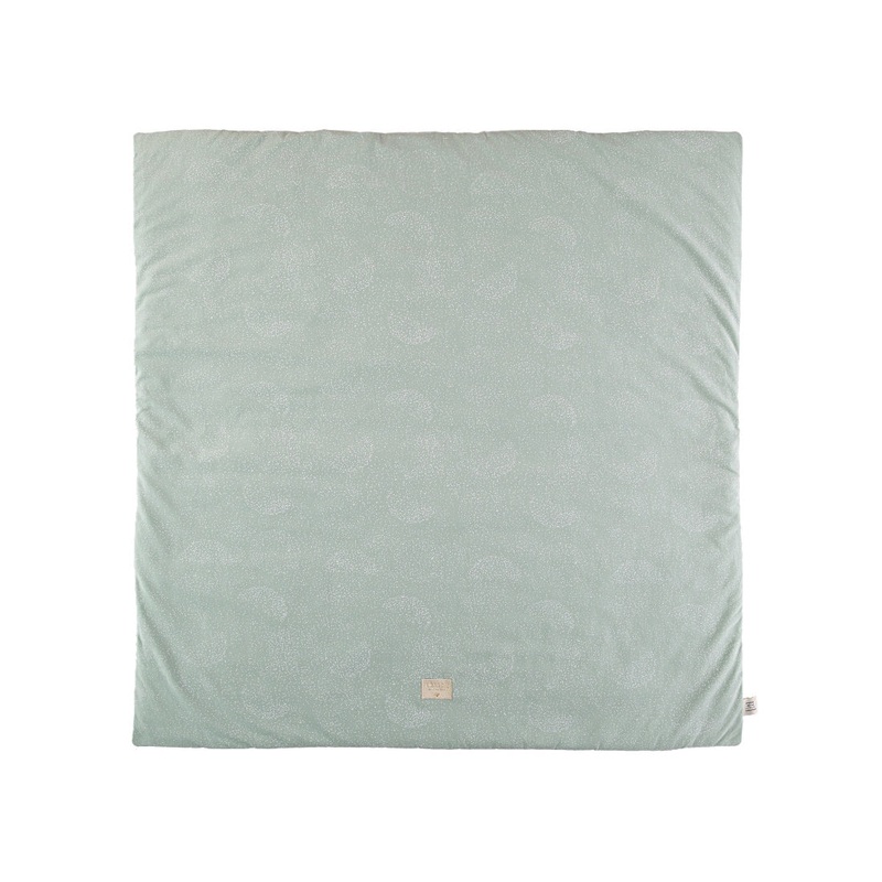 nobodinoz Colorado Square Playmat White Bubble/Aqua