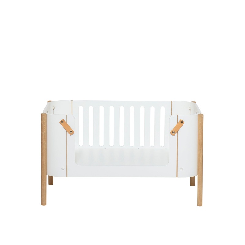Oliver Furniture Wood Bench White/Oak (Pre-Order; Est. Delivery in 6-10 Weeks)