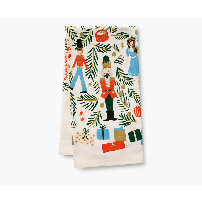 Rifle Paper Co Christmas Tree Tea Towel