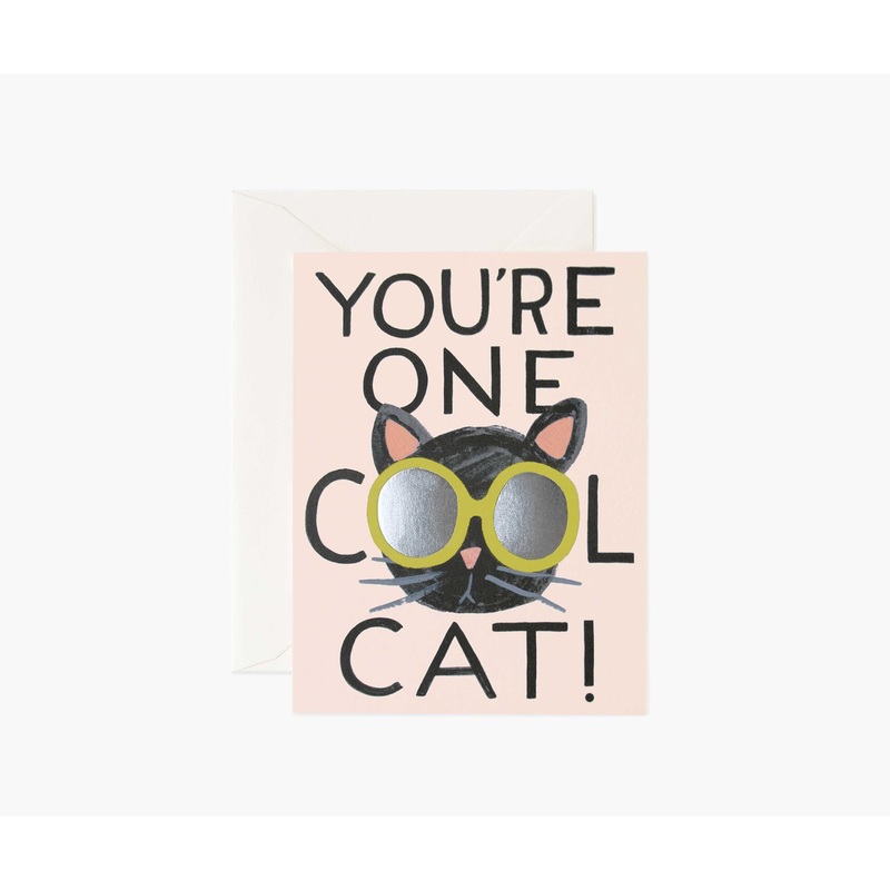 Rifle Paper Co Cool Cat Card