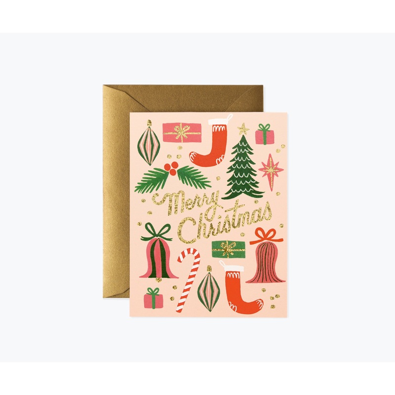 Rifle Paper Co Deck The Halls Card
