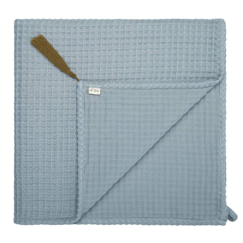 Numero 74 Organic Cotton Bath Towel Sweet Blue