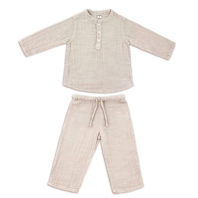 Numero 74 Organic Cotton Dan Suit Powder