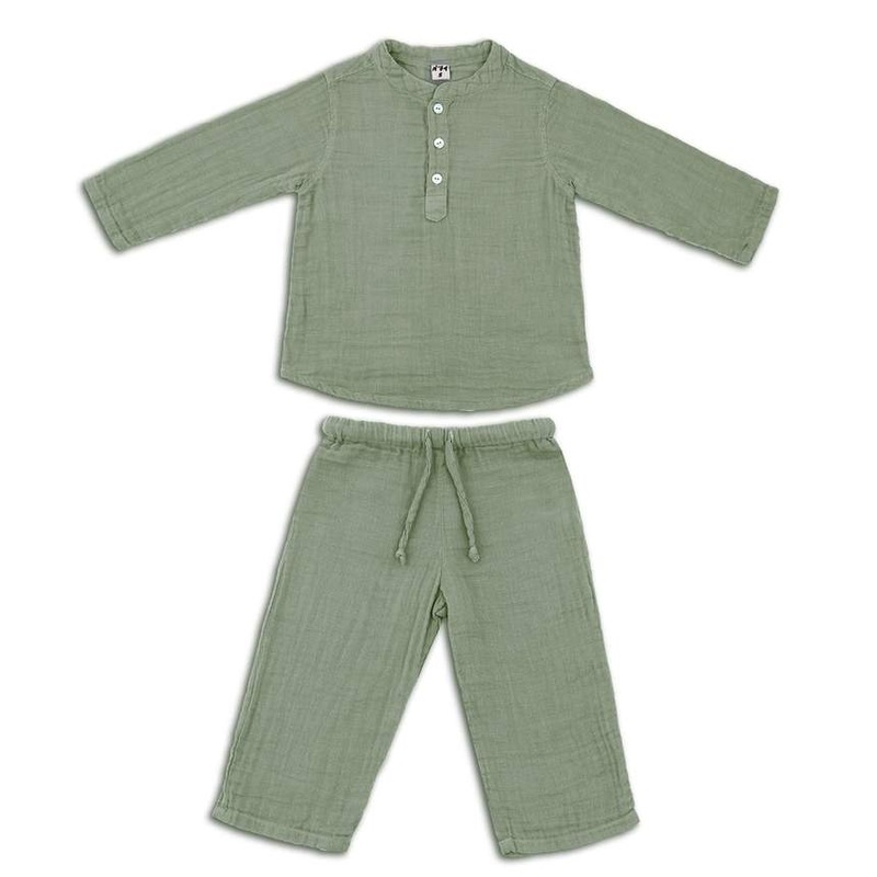Numero 74 Organic Cotton Dan Suit Sage Green