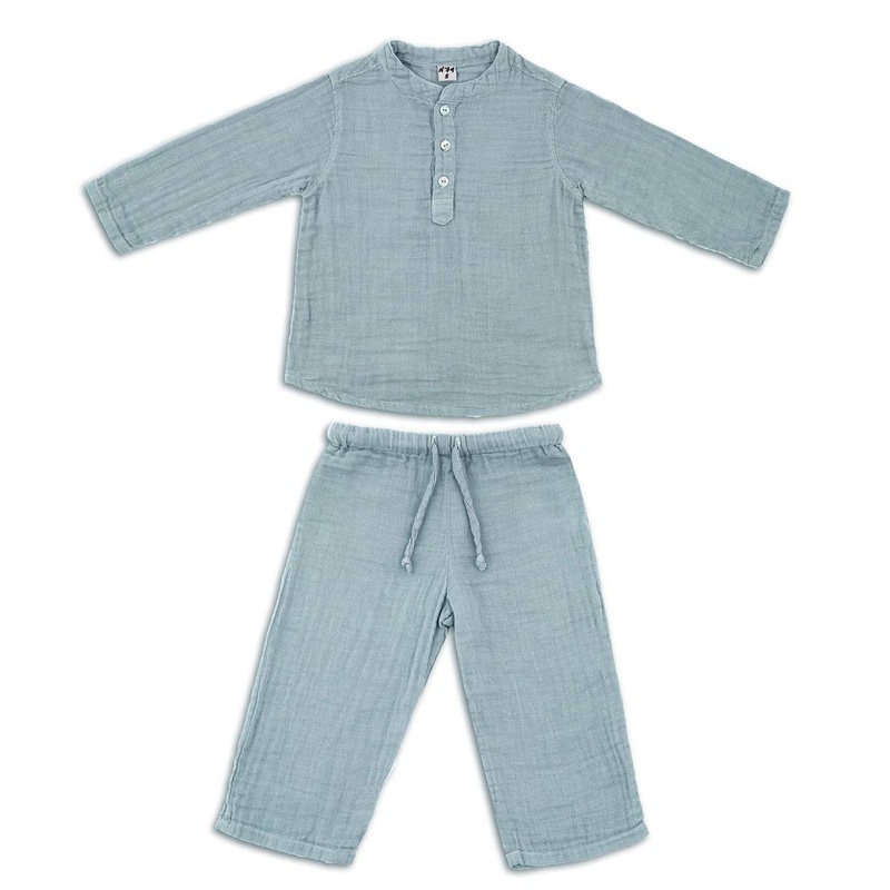 Numero 74 Organic Cotton Dan Suit Sweet Blue