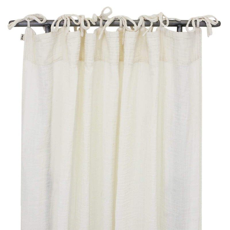 Numero 74 Organic Cotton Flat Curtain Natural