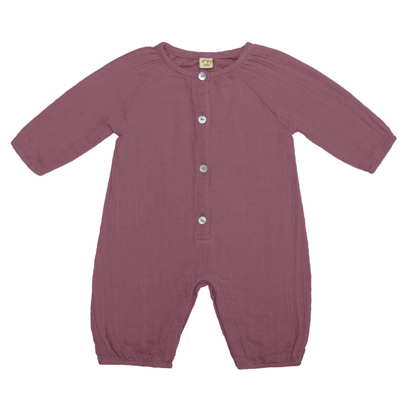 Numero 74 Organic Cotton Leni Jumpsuit Baobab Rose