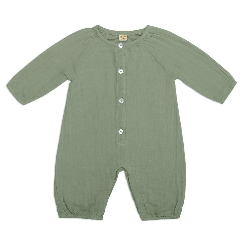 Numero 74 Organic Cotton Leni Jumpsuit Sage Green