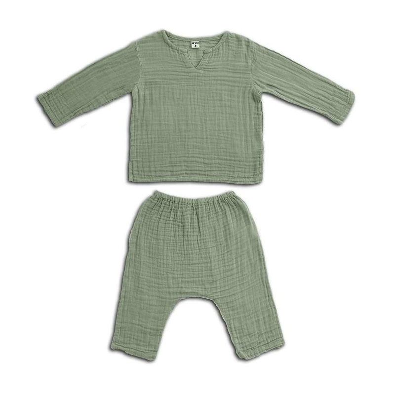 Numero 74 Organic Cotton Zac Suit Sage Green