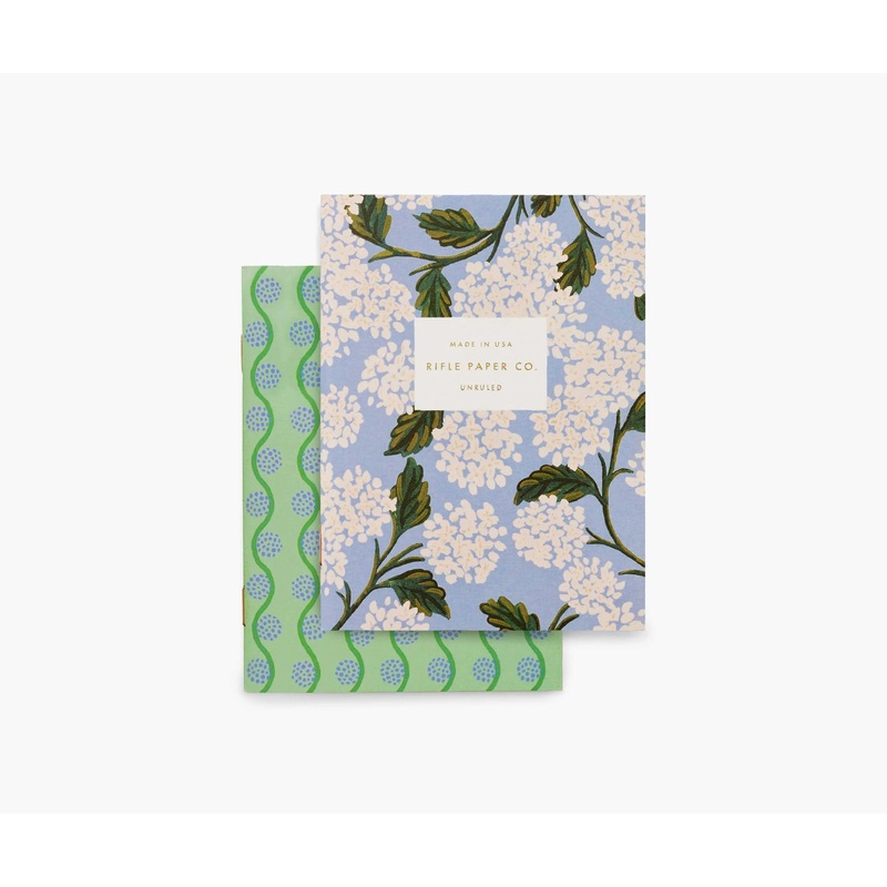 Rifle Paper Co Hydrangea Pocket Notebooks
