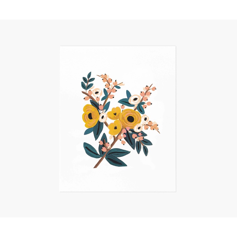 Rifle Paper Co Marigold Botanical Print