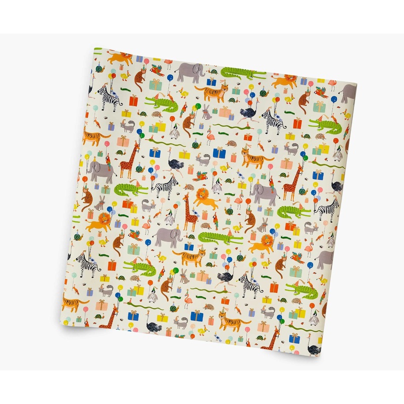 Rifle Paper Co Party Animals Continuous Roll