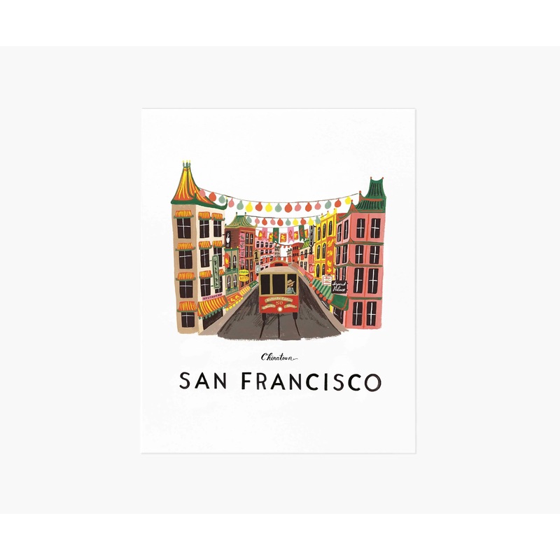 Rifle Paper Co San Francisco Print