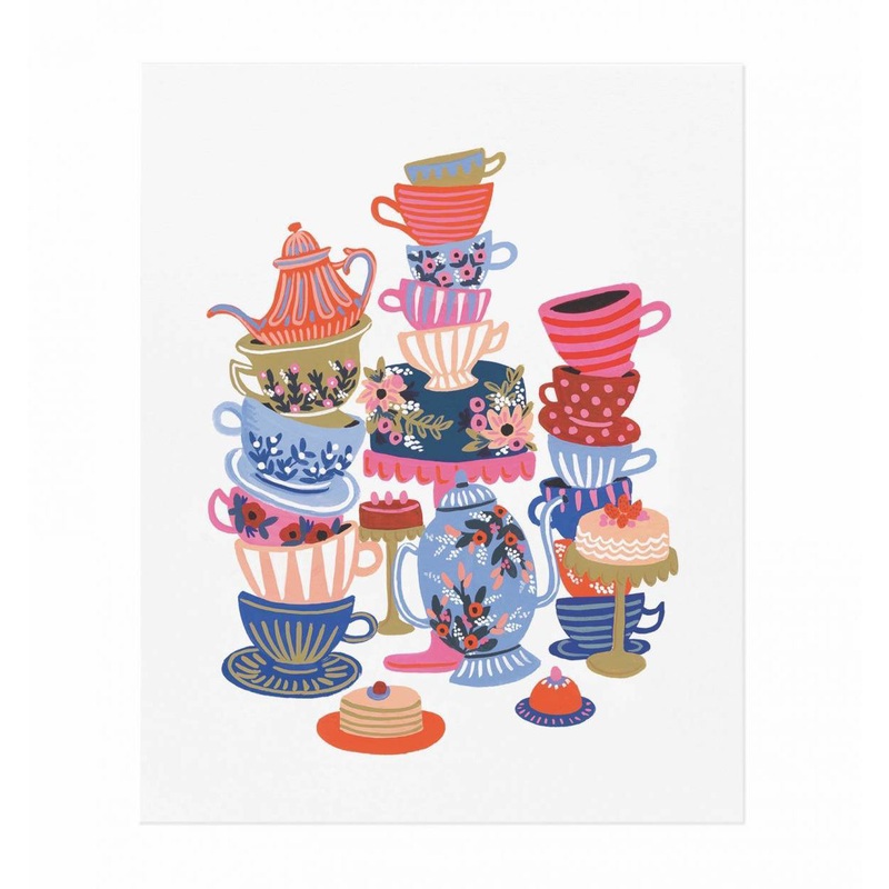 Rifle Paper Co Teacups Art Print