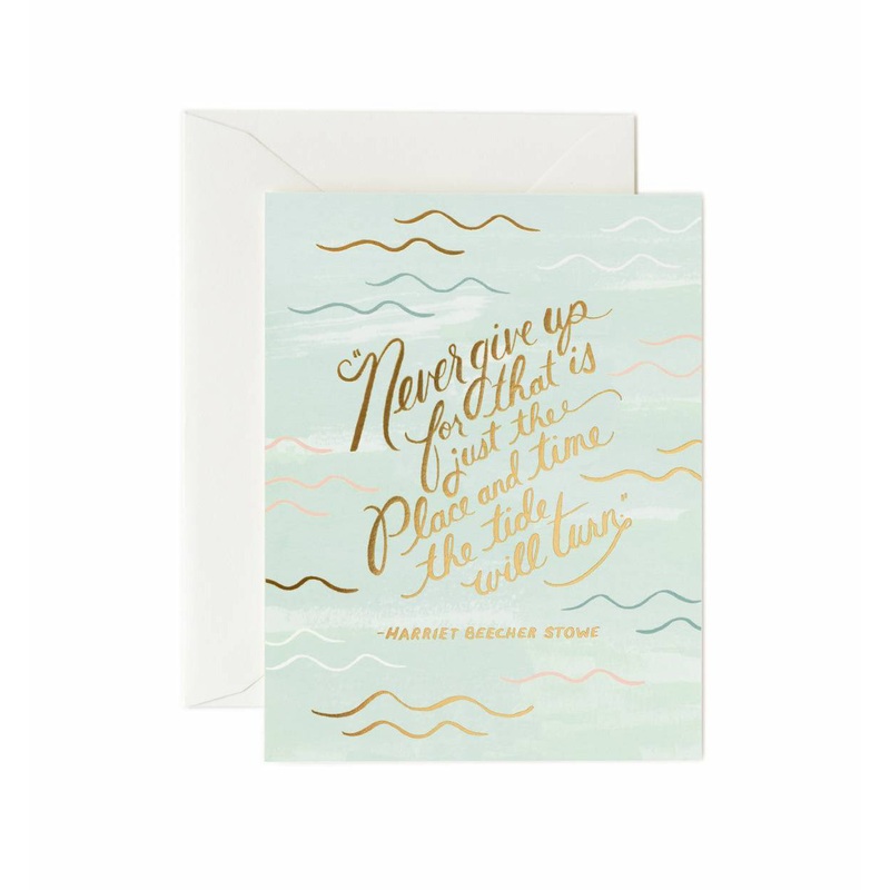 Rifle Paper Co Tide Will Turn Card