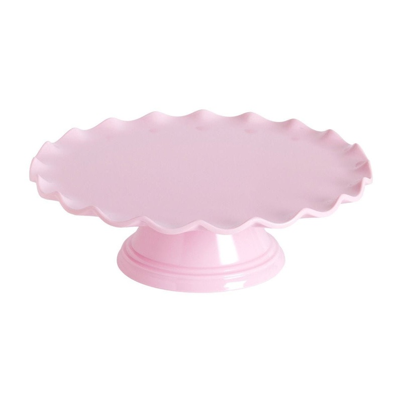 A Little Lovely Company Cake Stand: Wave  Pink