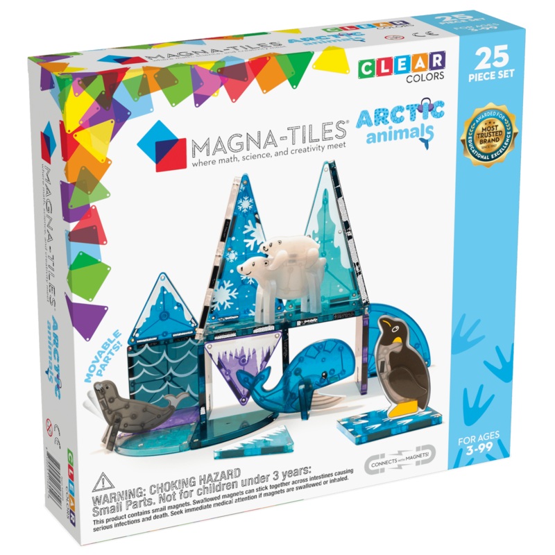 MAGNA-TILES Arctic Animals 25 Piece Set
