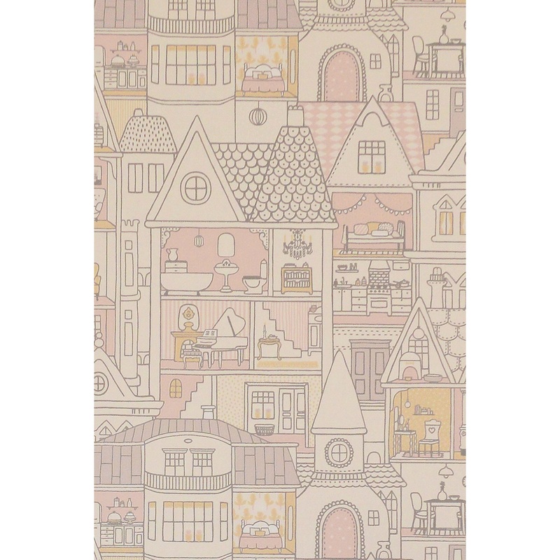 Majvillan Wallpaper Dollhouse Wool White (Pre-Order; Est. Delivery in 2-3 Weeks)