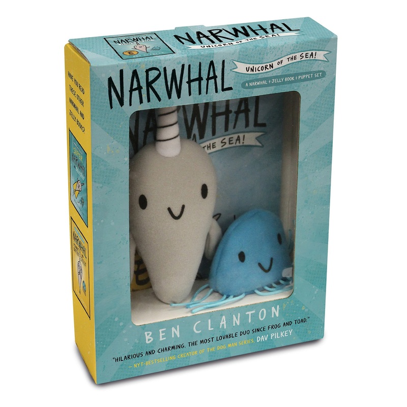 Narwhal and Jelly Book and Puppet Set