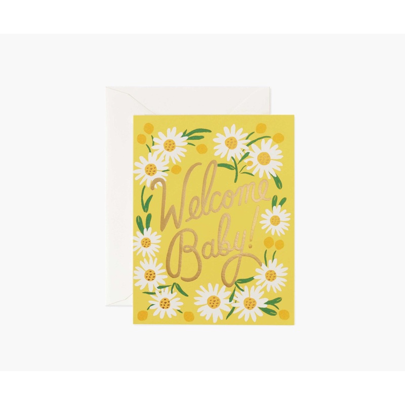 Rifle Paper Co Daisy Baby Card
