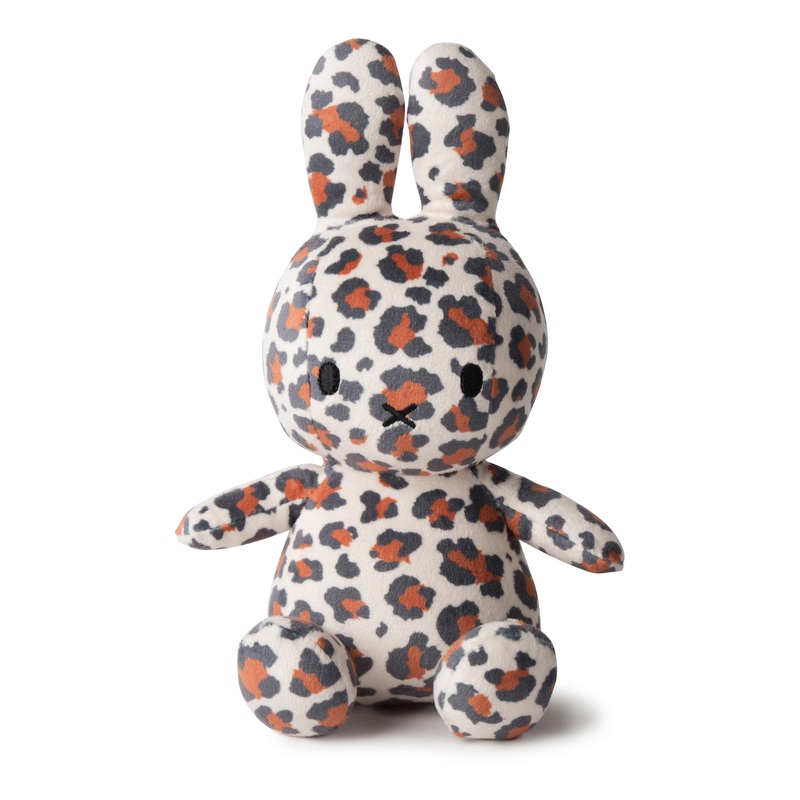 Miffy Sitting All-Over Leopard Print - 23cm