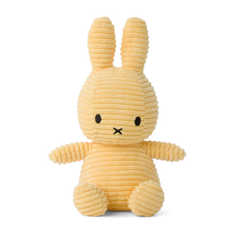 Miffy Sitting Corduroy Buttercream - 23cm