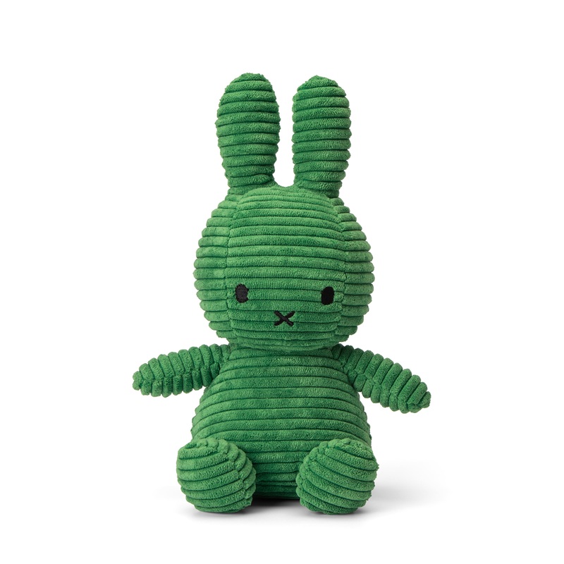 Miffy Sitting Corduroy Spring Green - 23cm